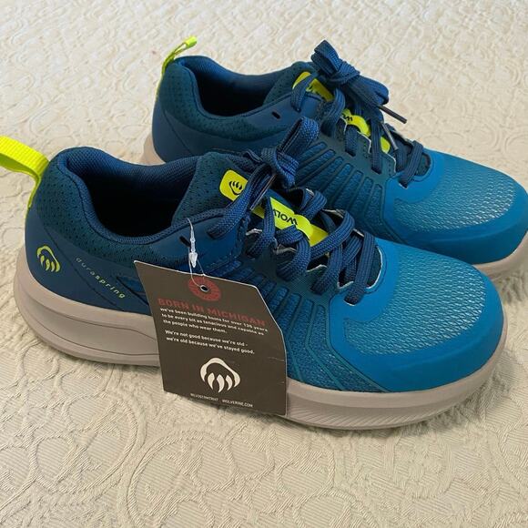 Wolverine Womens Bolt Durashock Blue Work Safety Slip Resistant Shoes Size 7.5 W - Picture 3 of 10